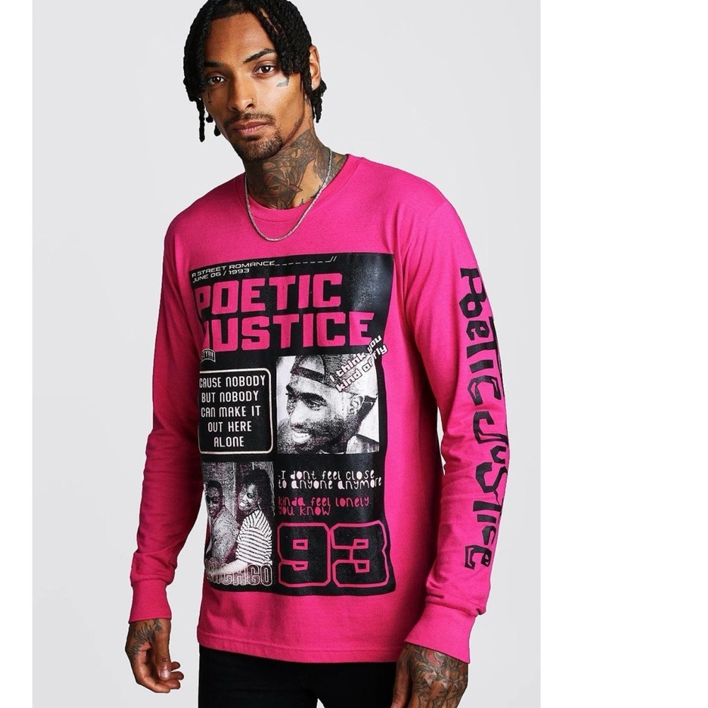 Fashion Nova Poetic Justice long-sleeve 1993 film Poetic Justice‎ Tupac Shakur